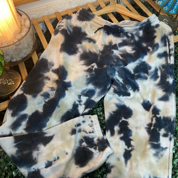 THE DROP Multi Tie Dye Fleece Drawstring Sweatpants Jogger’s. Size-M - Picture 5 of 10